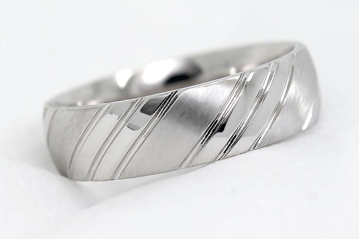 Custom Order, 5mm 925 Silver Ring, all high polished, size 9.75