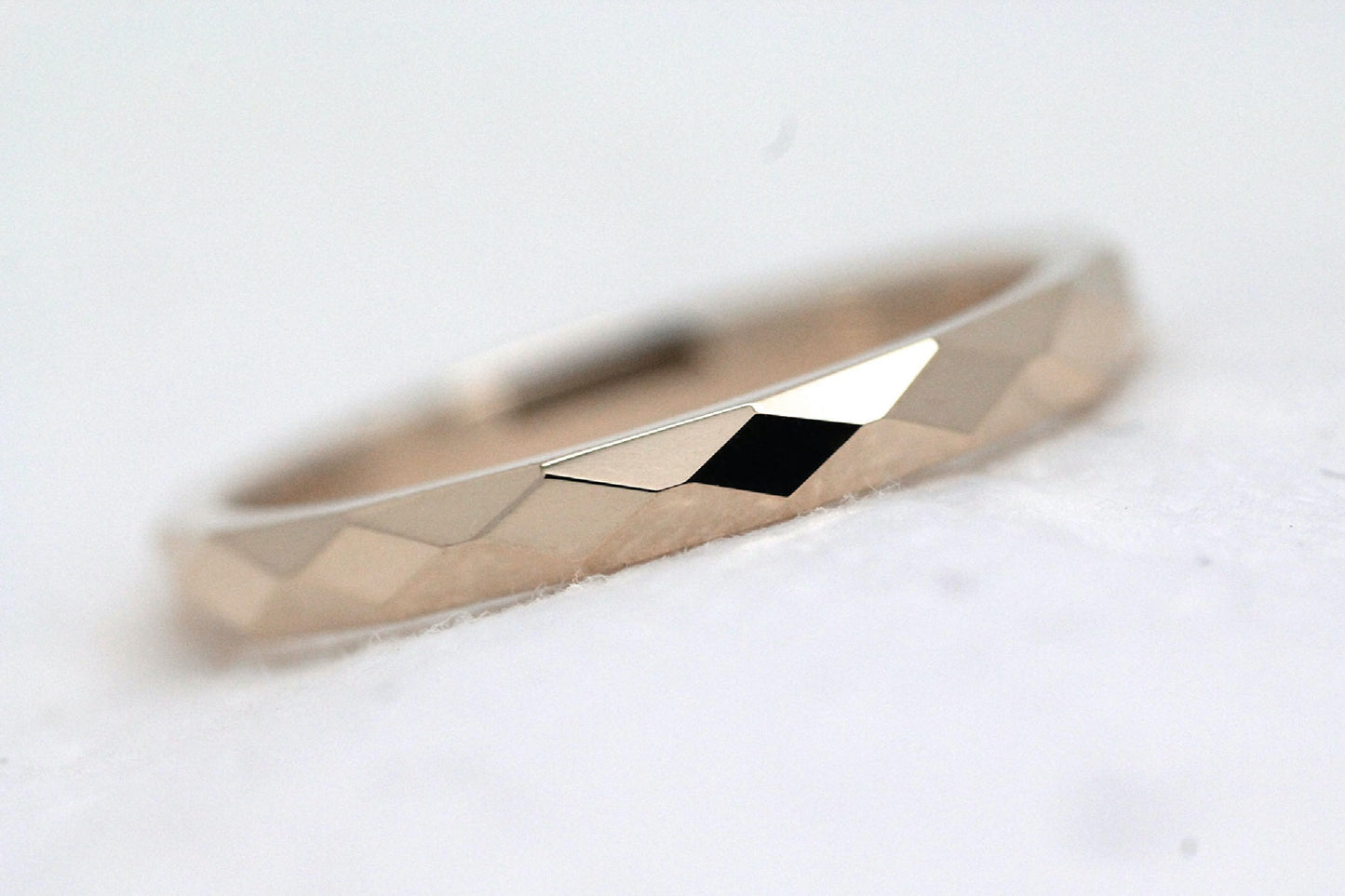 10k rose gold wedding band, 14k rose gold wedding band, 18k rose gold wedding band