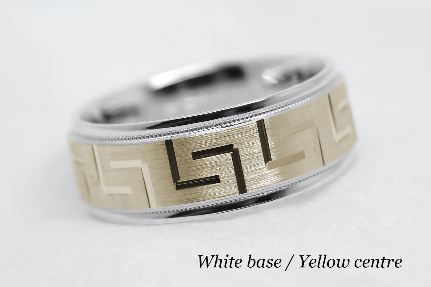 gold mens wedding band