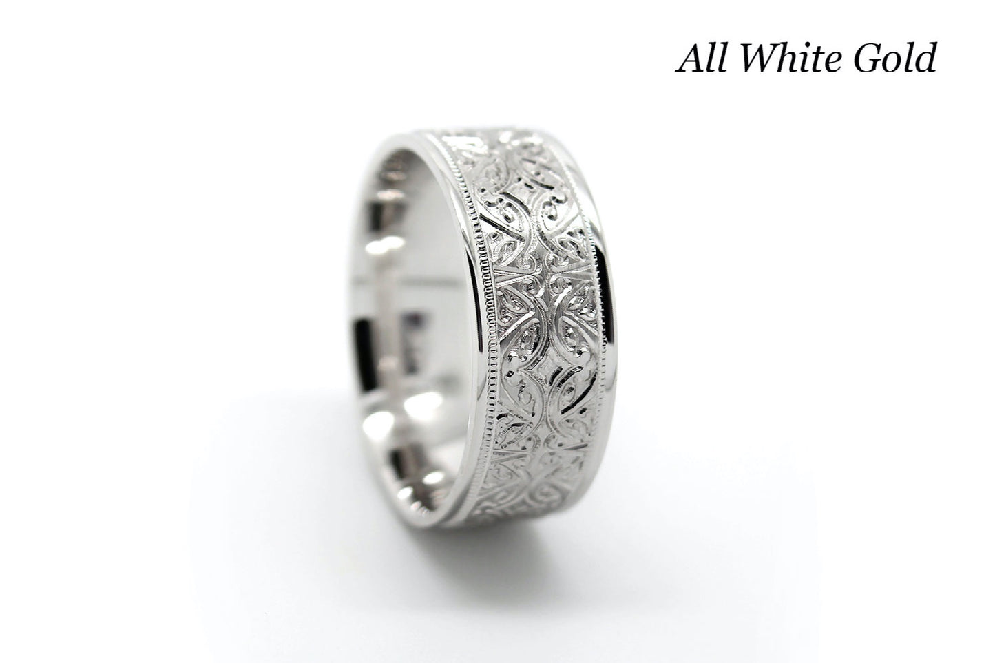 solid gold wedding band, solid gold wedding rong