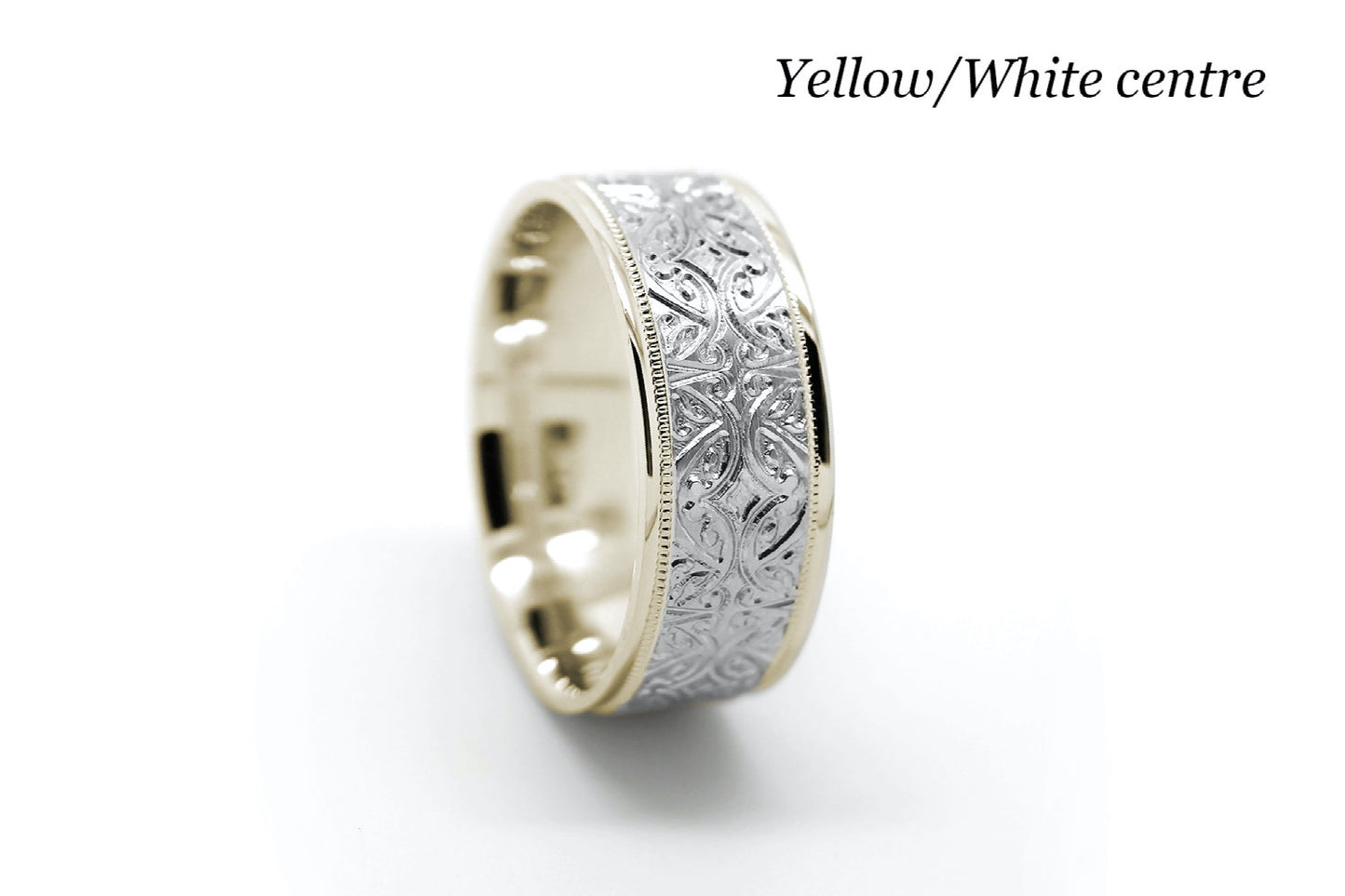 Mensa wedding band, mens wedding ring