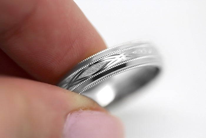 5mm 925 Silver Infinity Design Wedding Band for Men and Women | AT-0001