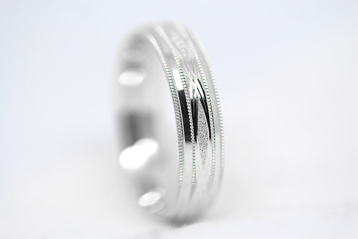 5mm 925 Silver Infinity Design Wedding Band for Men and Women | AT-0001