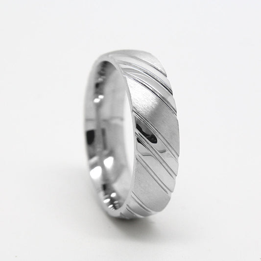 6mm 925 Silver Low Dome Wedding Band for Men and Women | T-0002
