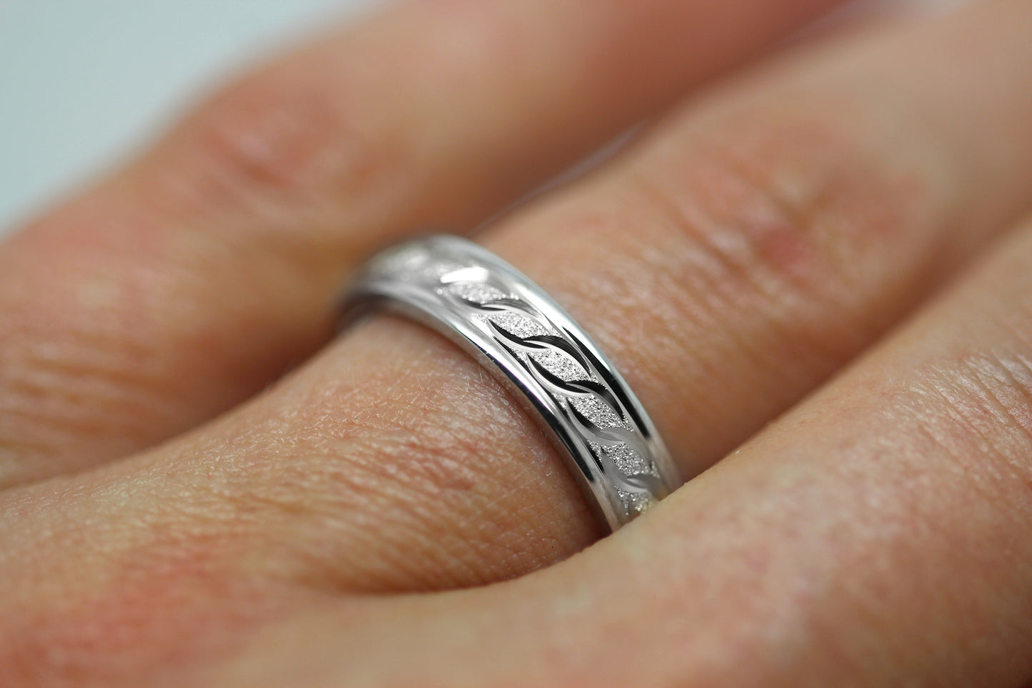 4mm 925 Sterling Silver Infinity Wedding Band for Women and Men | AT-0005