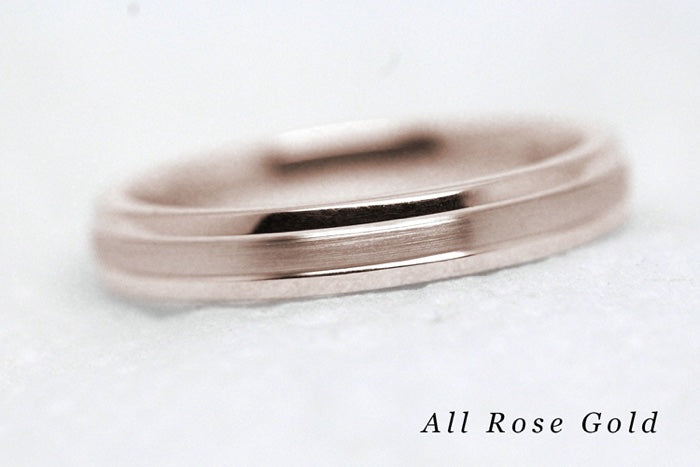 3mm Simple Gold Wedding Band for Men and Women | AT-0017