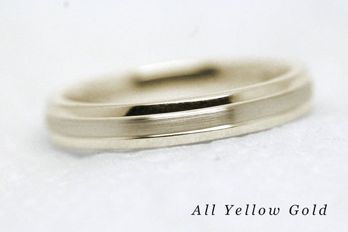 3mm Simple Gold Wedding Band for Men and Women | AT-0017