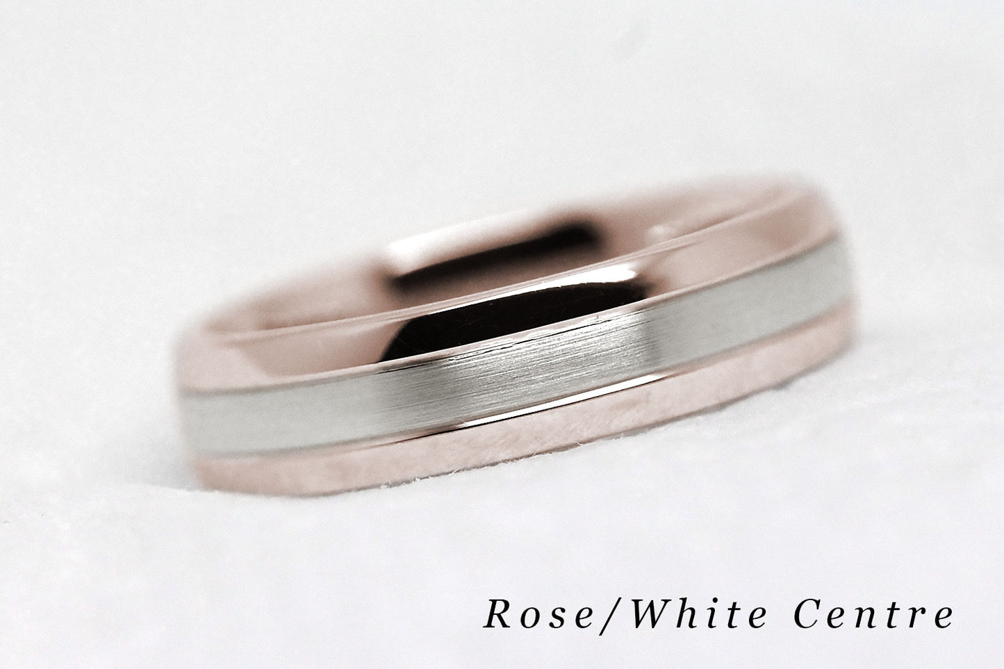 5mm Gold Polished and Brushed Simple Wedding Band for Men and Women | AT-0017