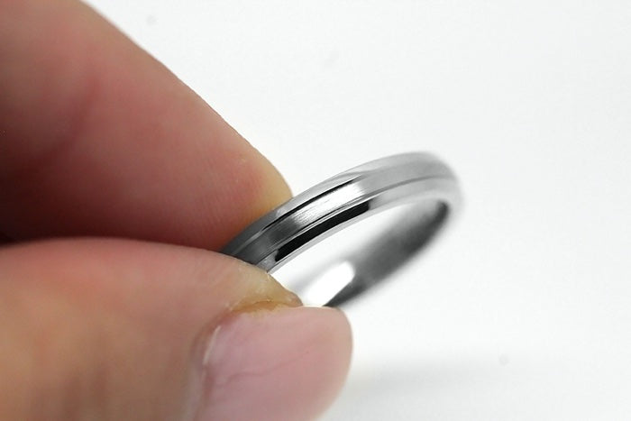 3mm Simple Wedding Band for Men and Women in 925 Sterling Silver | AT-0017