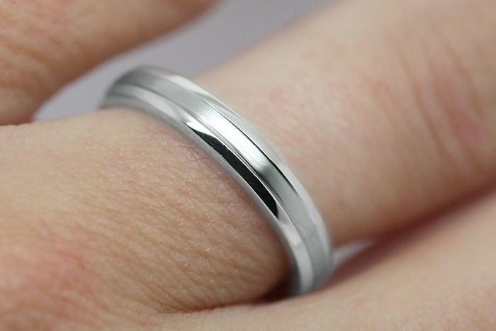 3mm Simple Wedding Band for Men and Women in 925 Sterling Silver | AT-0017