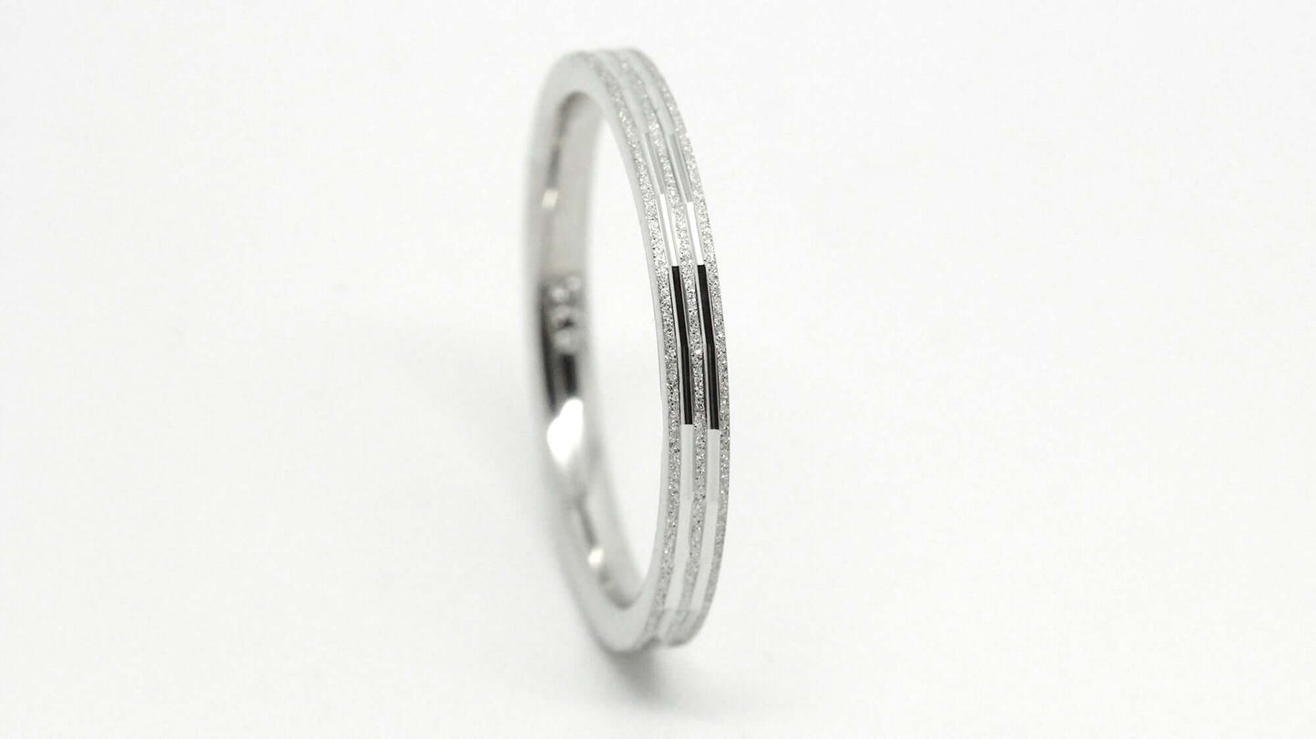 2mm sterling silver wedding band