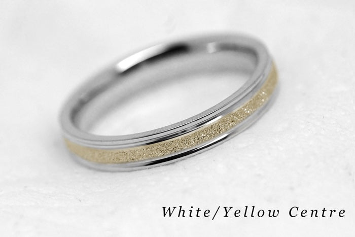 3mm Gold Sparkly Wedding Band for Women and Men | AT-0020
