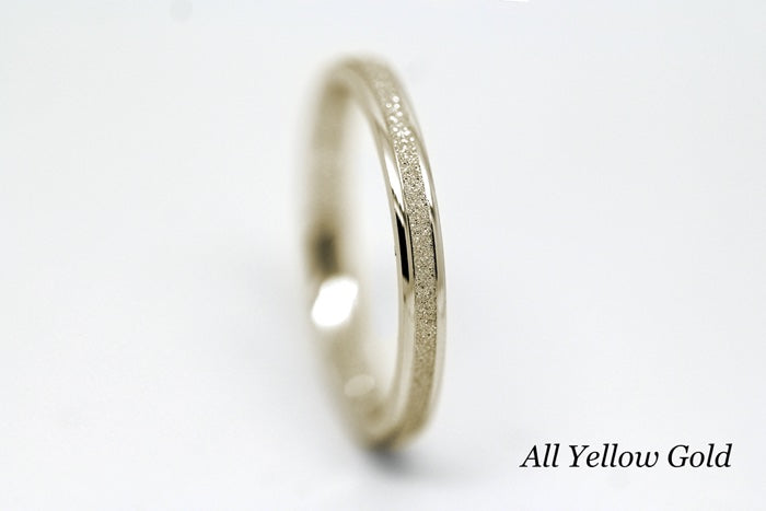 2mm Solid Two Tone Gold Wedding Ring for Women | 2mm stacking solid 10k 14k 18k gold wedding band for women. Perfect as wedding ring, anniversary ring, stack it with your other favourite gold or silver rings