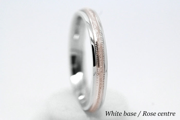 3mm Gold Simple Sparkly Wedding Band for Women and Men