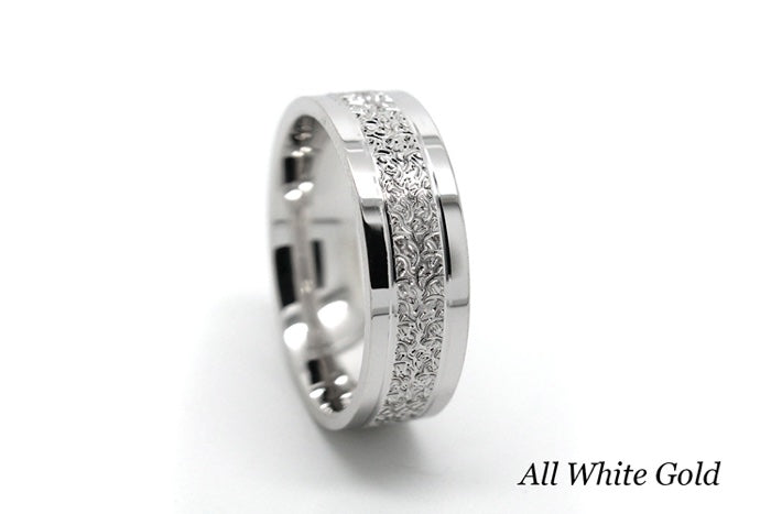 6mm Gold Filigree Engraved Wedding Band for Men and Women | 6550