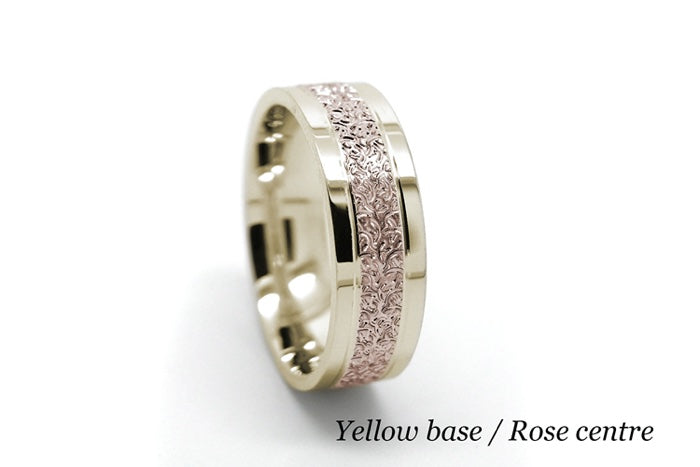 6mm Gold Filigree Engraved Wedding Band for Men and Women | 6550