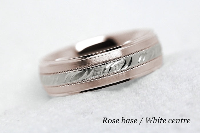 5mm Gold Filigree Design Wedding Band for Men and Women | AT-6693