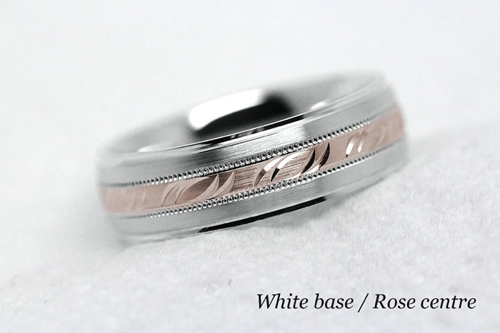 5mm Gold Filigree Design Wedding Band for Men and Women | AT-6693