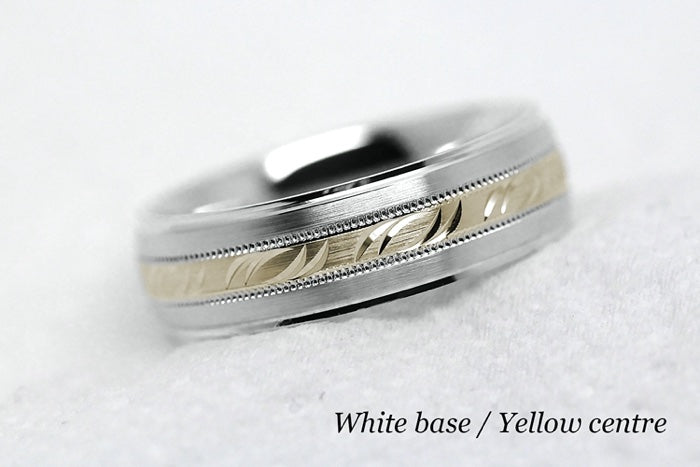 5mm Gold Filigree Design Wedding Band for Men and Women | AT-6693