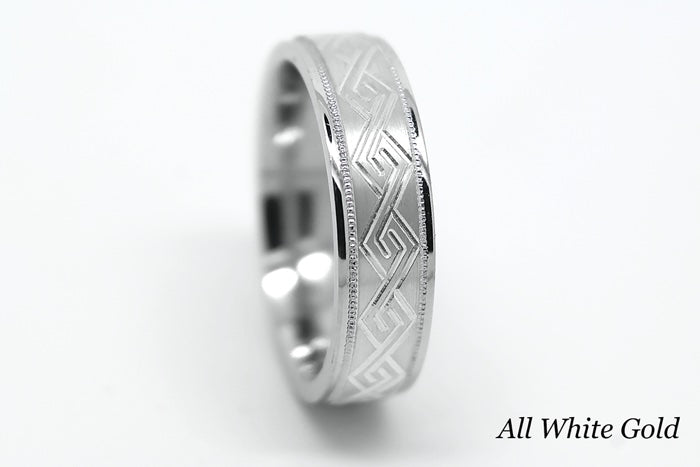 6mm Gold Celtic Wedding Band for Men and Women | 6701