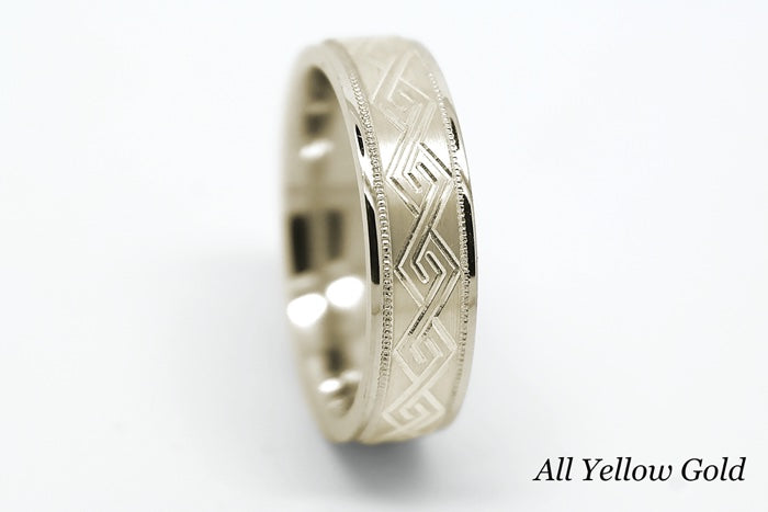 6mm Gold Celtic Wedding Band for Men and Women | 6701