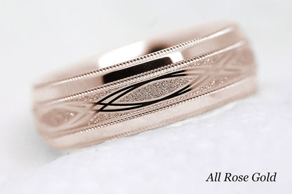 rose gold infinity ring