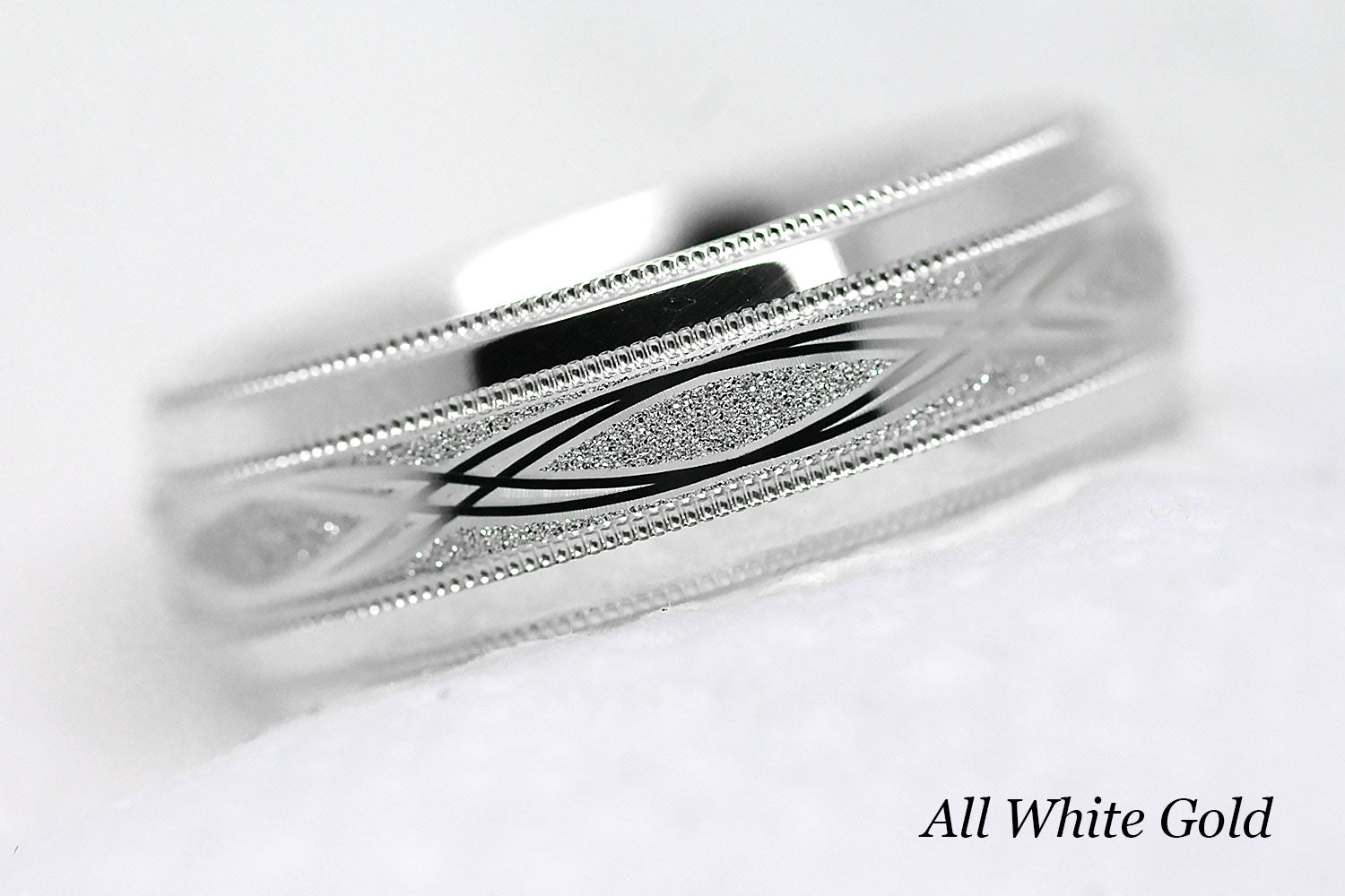 white gold infinity ring