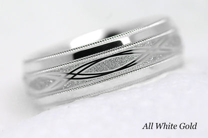 white gold infinity ring
