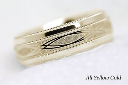 yellow gold infinity ring