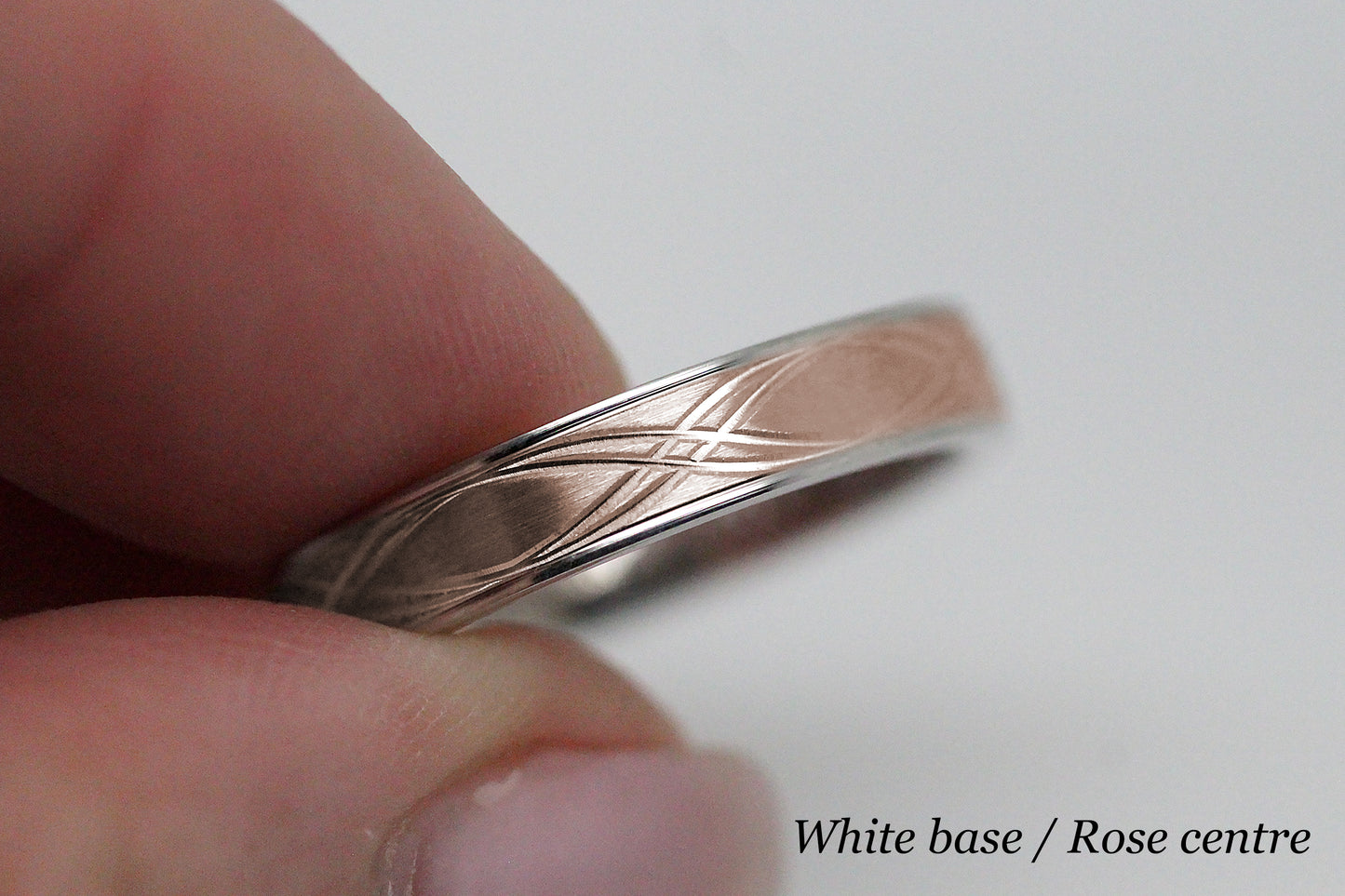 4mm 10K 14K 18K Gold Infinity Wedding Band for Men and Women | T-0017