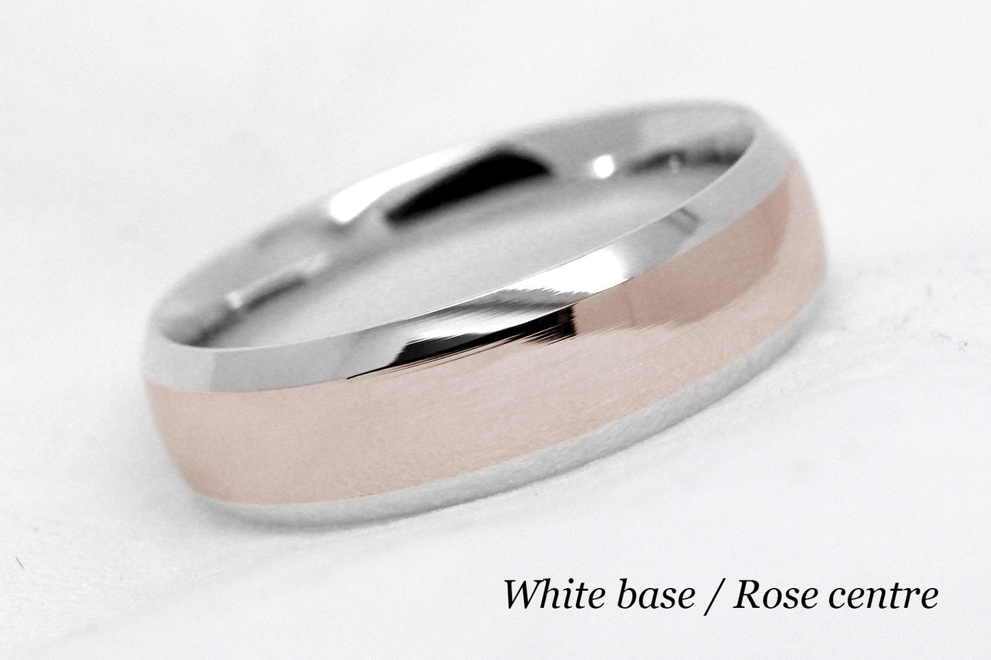6mm Gold Wedding Band for Men and Women Beveled Polished | AT-0018