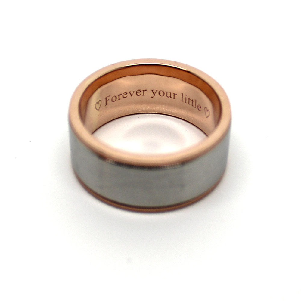 10mm solid gold wedding band for men classic brushed flat engagement ring anniversary gift for him | 10mm Solid Gold Wedding Band for Men. Brushed design with polished sides gives this stunning gold ring an elegant and classic look. Heavy men's ring. This