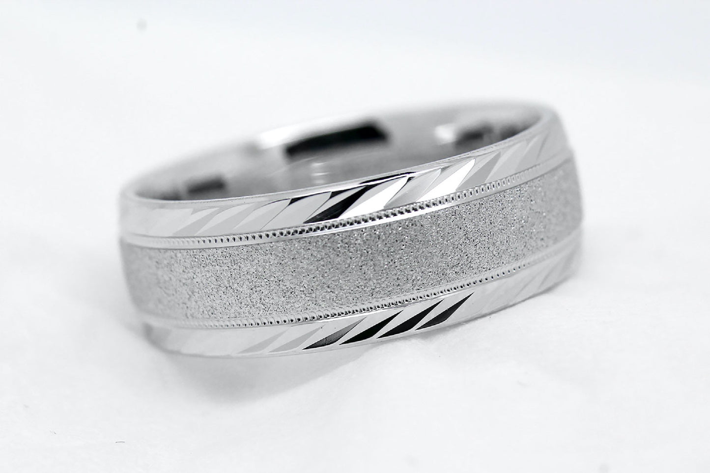 solid 925 sterling silver wedding band