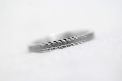 stacking silver ring