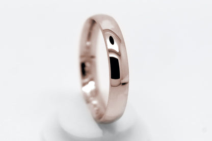 5 mm Solid Gold Polished Classic Men's & Women's Wedding Ring Plain | AT-0022