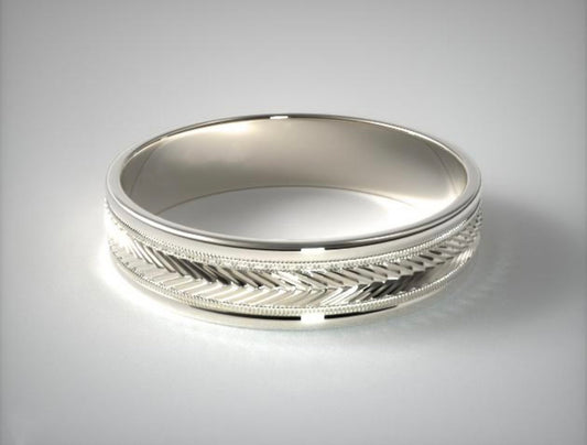 Custom Order for Zujaja, 6mm Platinum Wedding Band size 9.75