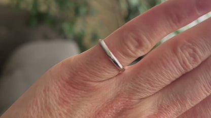2mm Plain Wedding Band for Women in 925 Sterling Silver