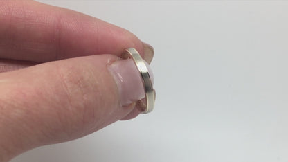 2mm 925 Sterling Silver Wedding Band for Women in Satin Brushed Finish | 6010