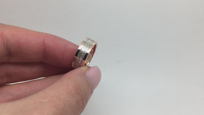 6mm Gold Filigree Engraved Wedding Band for Men and Women | 6550