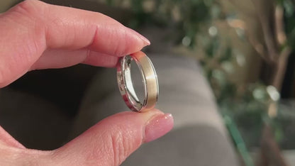 Gold Wedding Ring for Men | 10K 14K 18K Gold | 6mm Classic Band T-6010