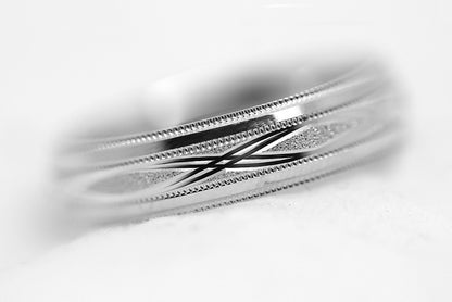 5mm 925 Silver Infinity Design Wedding Band for Men and Women | AT-0001