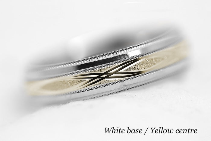5mm Gold Infinity Design Wedding Band for Men and Women | AT-0001