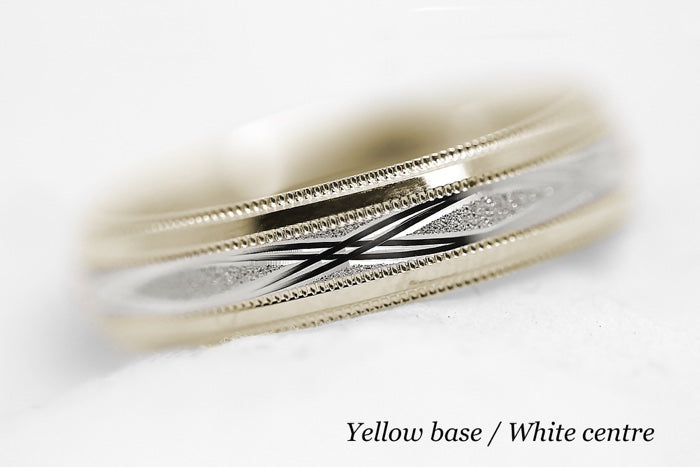 5mm Gold Infinity Design Wedding Band for Men and Women | AT-0001
