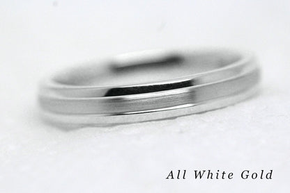 3mm Simple Gold Wedding Band for Men and Women | AT-0017