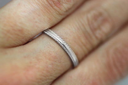 2mm silver ring for women