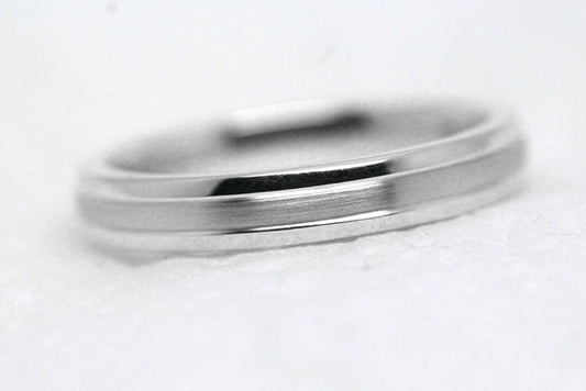 3mm Simple Wedding Band for Men and Women in 925 Sterling Silver | AT-0017