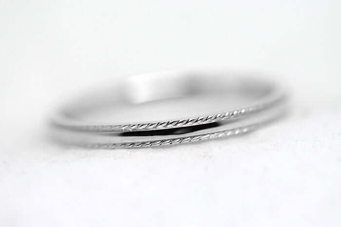 2mm sterling silver wedding band
