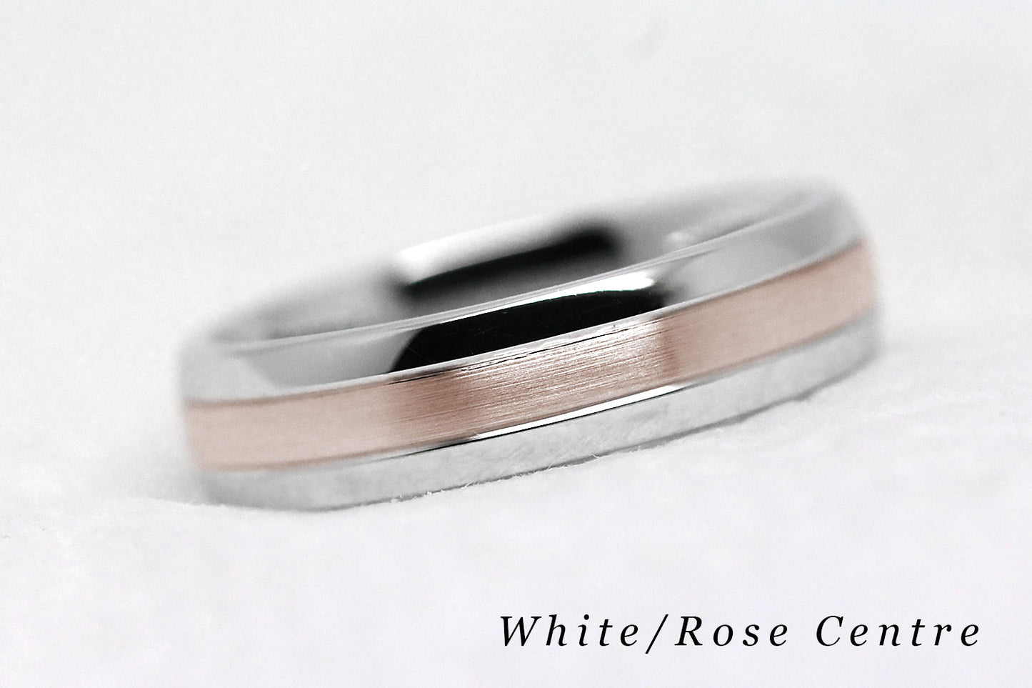 5mm Gold Polished and Brushed Simple Wedding Band for Men and Women | AT-0017