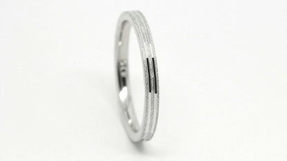 2mm sterling silver wedding band
