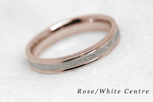 3mm Gold Sparkly Wedding Band for Women and Men | AT-0020